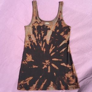 Custom Bleach-Dyed Tank
